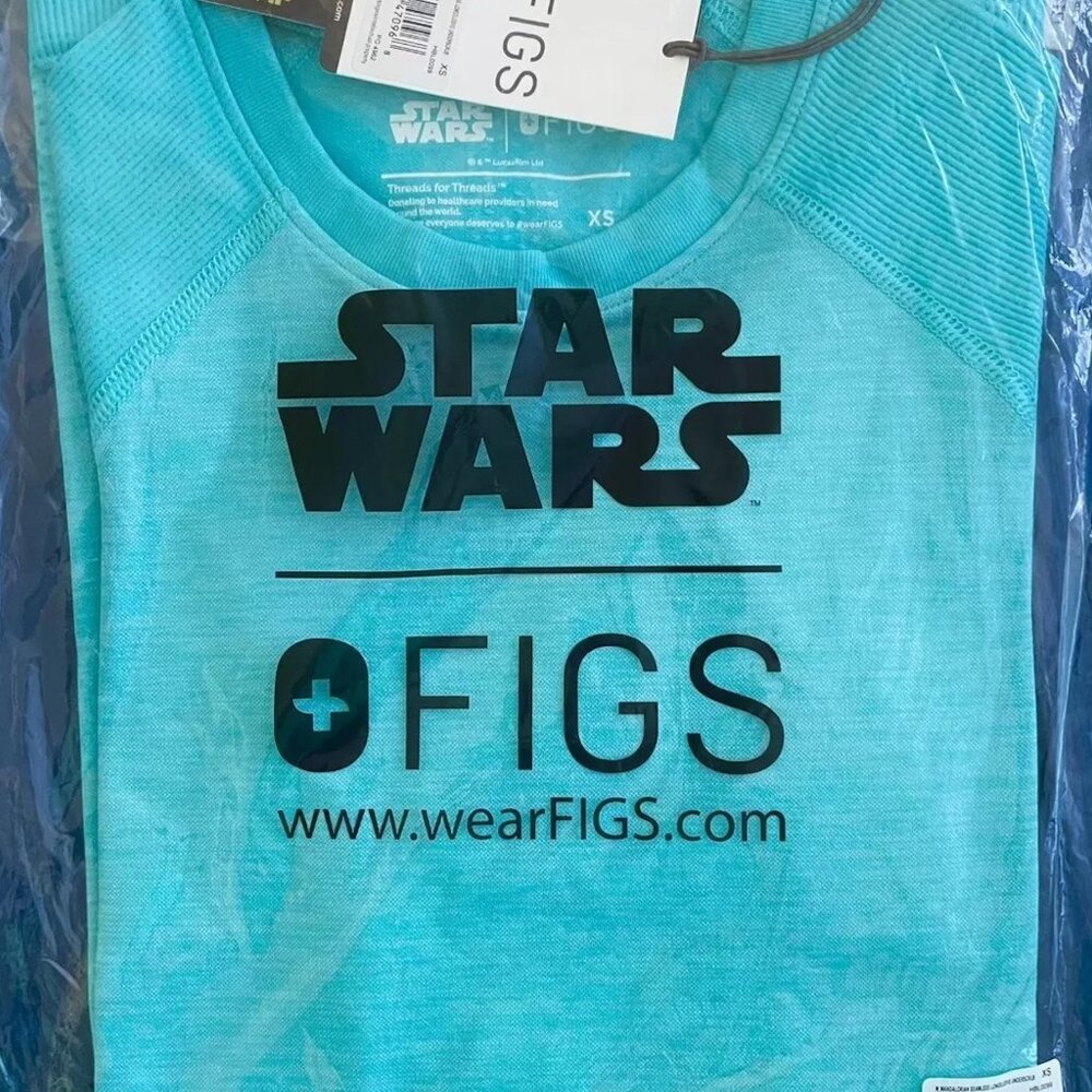 Figs Star Wars Underscrub Turquoise Men XS